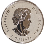 3 Dollars - Elizabeth II SML fractionnal set; 1⁄4 oz obverse image