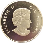 3 Dollars - Elizabeth II Canadian Flag obverse image