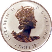 3 Dollars - Elizabeth II Longest Reigning Sovereign obverse image