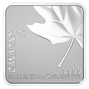 3 Dollars - Elizabeth II Maple Leaf Quartet, Canada, 2017 reverse image