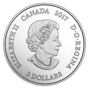 3 Dollars - Elizabeth II Zodiac Series 2017; Pisces obverse image
