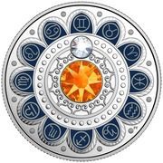 3 Dollars - Elizabeth II Zodiac Series 2017; Gemini, Canada, 2017 reverse image