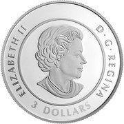 3 Dollars - Elizabeth II Celebration of Love obverse image