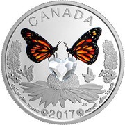 3 Dollars - Elizabeth II Celebration of Love, Canada, 2017 reverse image