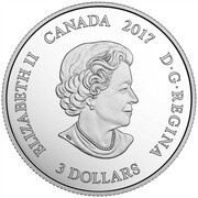 3 Dollars - Elizabeth II Zodiac Series 2017; Capricorn obverse image