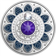 3 Dollars - Elizabeth II Zodiac Series 2017; Capricorn, Canada, 2017 reverse image