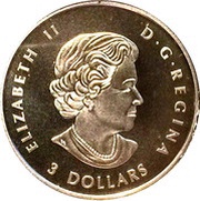 3 Dollars - Elizabeth II Toronto Maple Leafs 100th Anniversary obverse image