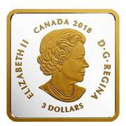 3 Dollars - Elizabeth II True North obverse image
