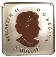 3 Dollars - Elizabeth II Maple Leaf Quartet - Upper left obverse image