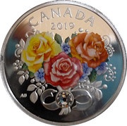 3 Dollars - Elizabeth II Celebration of Love, Canada, 2019 reverse image