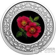 3 Dollars - Elizabeth II Alberta; Wild Rose, Canada, 2021 reverse image