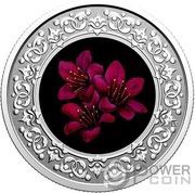 3 Dollars - Elizabeth II Nunavut; Purple Saxifrage, Canada, 2021 reverse image