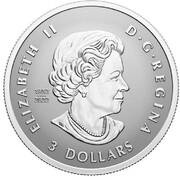 3 Dollars In the name of Elizabeth II; Canada's Autumn Beauty obverse image