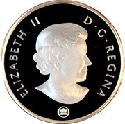 4 Dollars - Elizabeth II Tyrannosaurus Rex obverse image