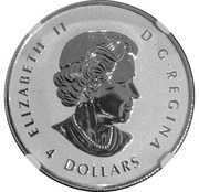 4 Dollars - Elizabeth II SML fractionnal set; 1⁄2 oz obverse image