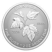 4 Dollars In the name of Elizabeth II; Canada's Autumn Beauty, Canada, 2024 reverse image