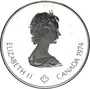 5 Dollars - Elizabeth II Athlete with Torch obverse image