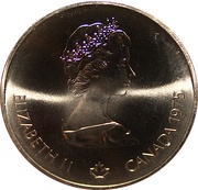 5 Dollars - Elizabeth II Platform Diver obverse image