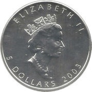 5 Dollars - Elizabeth II Hologram SML fractionnal set; 1 oz obverse image