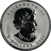 5 Dollars - Elizabeth II 4th portrait; Privy marked SML Bullion Coinage obverse image