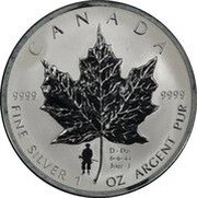 5 Dollars - Elizabeth II 4th portrait; Privy marked SML Bullion Coinage, Canada, 2004-2012 reverse image