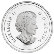 5 Dollars - Elizabeth II Alberta's Centennial obverse image