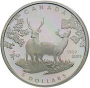 5 Dollars - Elizabeth II Enduring friendship between Canada and Japan, Canada, 2009 reverse image