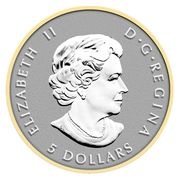 5 Dollars - Elizabeth II SML fractionnal set; 1 oz obverse image