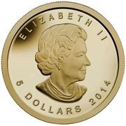 5 Dollars - Elizabeth II Wooly Mammoth obverse image