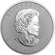 5 Dollars - Elizabeth II Bald Eagle obverse image