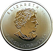 5 Dollars - Elizabeth II Red-tailed Hawk obverse image