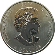 5 Dollars - Elizabeth II Great Horned Owl obverse image