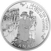 5 Dollars - Elizabeth II Today's Monarch. Yesteryear's Princess reverse image