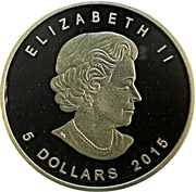 5 Dollars - Elizabeth II Polar Bear and Cub (1 oz) obverse image