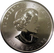 5 Dollars - Elizabeth II Superman S-Shield; 1 oz. Silver Bullion Coinage obverse image