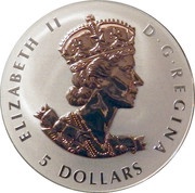 5 Dollars - Elizabeth II Longest Reigning Sovereign obverse image
