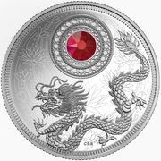 5 Dollars - Elizabeth II January Birthstone, Canada, 2016 reverse image