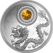 5 Dollars - Elizabeth II Birthstone November, Canada, 2016 reverse image