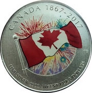 5 Dollars - Elizabeth II Proudly Canadian, Canada, 2017 reverse image