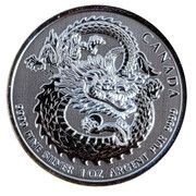 5 Dollars - Elizabeth II Lucky Dragon, Canada, 2017-2020 reverse image