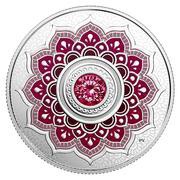 5 Dollars - Elizabeth II January Birthstone, Canada, 2018 reverse image