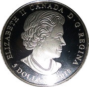 5 Dollars - Elizabeth II February Birthstone obverse image
