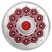 5 Dollars - Elizabeth II July Birthstone, Canada, 2018 reverse image