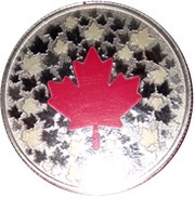 5 Dollars - Elizabeth II Hearts Aglow, Canada, 2018 reverse image