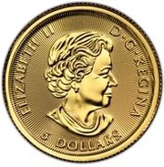 5 Dollars - Elizabeth II Eagle obverse image