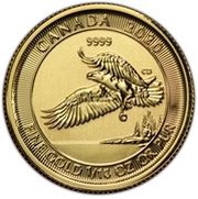 5 Dollars - Elizabeth II Eagle, Canada, 2020 reverse image