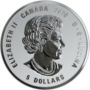5 Dollars - Elizabeth II April obverse image