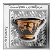 1000 Dram Greek Ceramics, Armenia, 2018 reverse image