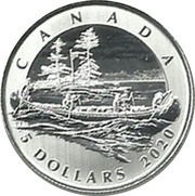 5 Dollars - Elizabeth II Hudson’s Bay Company, Canada, 2020 reverse image