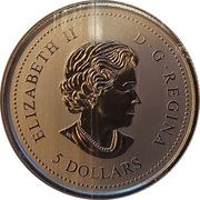 5 Dollars - Elizabeth II Canadian Forces Snowbirds obverse image